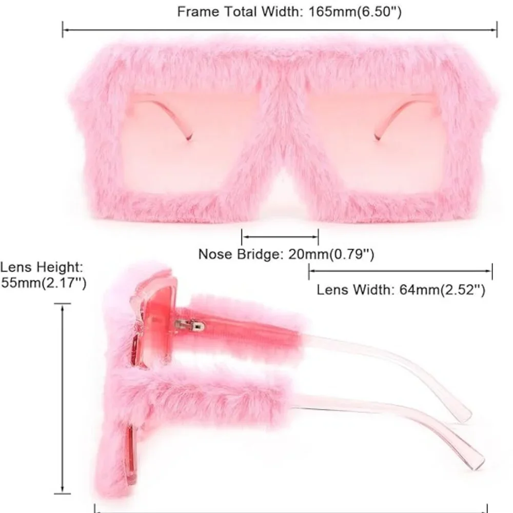 Fashion Square Large Shades Sunglasses